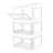 3-Pack Clear Stackable Storage Bins with Lids-108867133