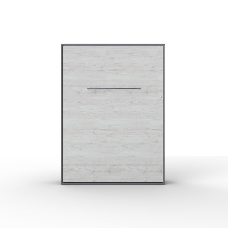 Aubri European Double (140 x 200cm), White/Dark Grey