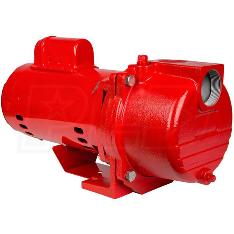 Red Lion Cast Iron Lawn Irrigation Sprinkler Pump, 8" H x 4" W x 8" D
