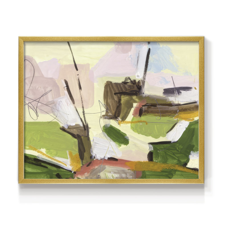 Sunlit Riverbed II -Framed Print - Restickable