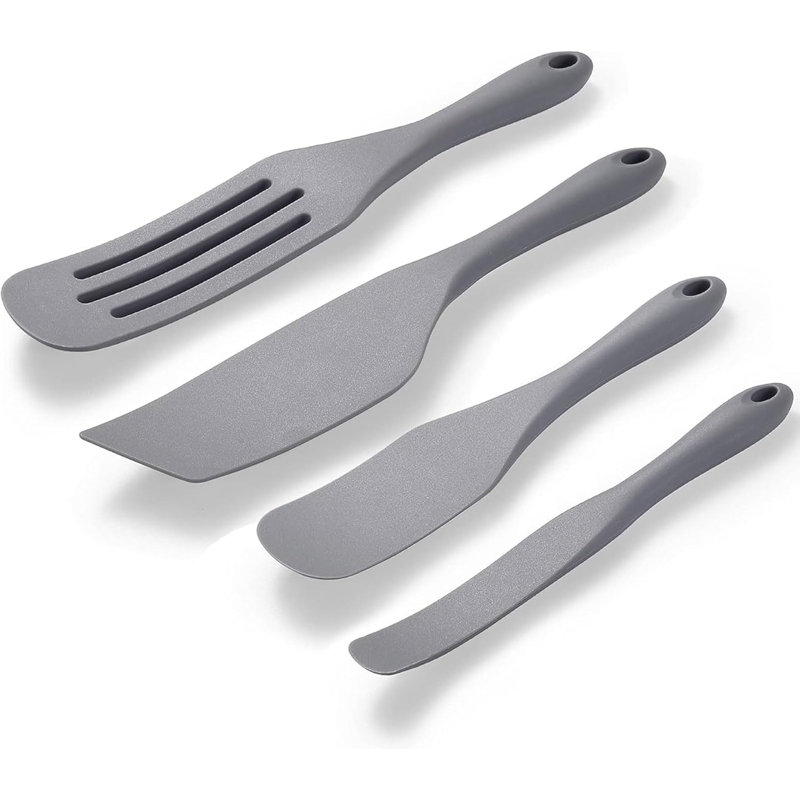 4-piece Heat-resistant Silicone Spurtle Set