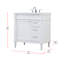 Ensemble de meuble-lavabo simple 32 po Readington-725109087