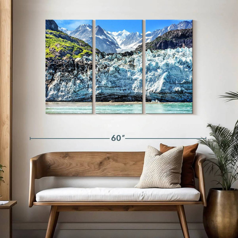 Glacier Margerie en Alaska, H 32 po x l 50 po