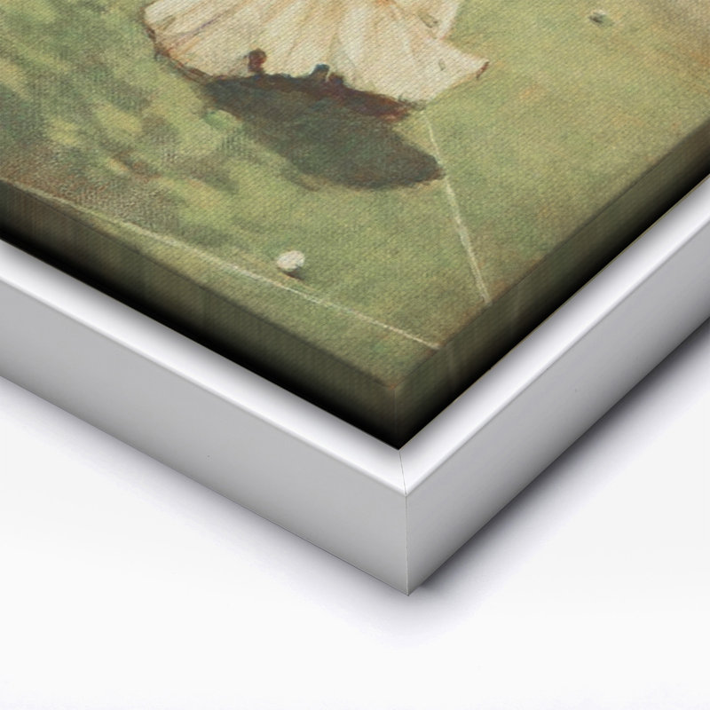 Une peinture de rallye, Canvas, White Framed, 11"H x 14"W