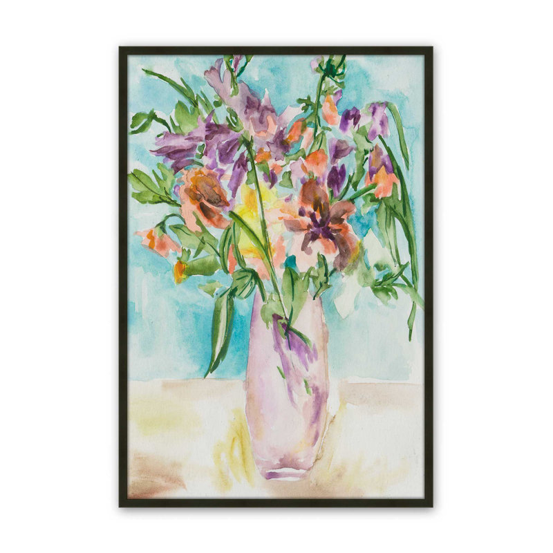 «Petals Unraveled I» par Melissa Wang, reproduction d'art sur toile, H 24 po x l 18 po, Encadrement ouvert sans papier mat