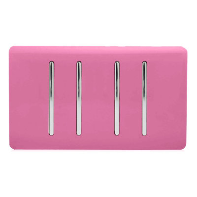 Trendi Switch 4 Gang Light Switch (3x 1 or 2 Way & 1 x Intermediate)