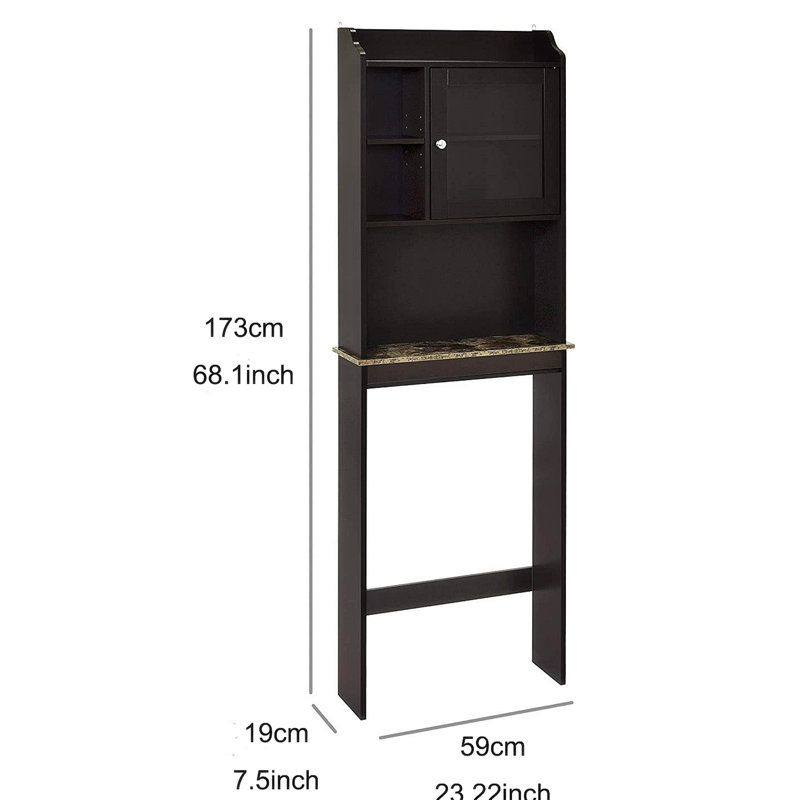 Buffet de rangement moderne au-dessus de la toilette, buffet moderne DAGEW40914888