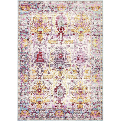 Tapis rose / orange Donminique