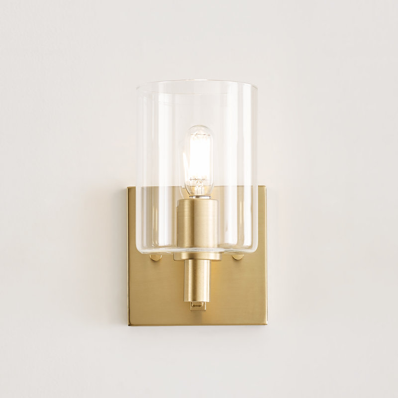 Fullton 1 - Light Bath Sconce, Satin Brass