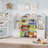 Kids Manufactured Wood Toy Storage Organizer W/8 Removable Toy Bins-1599942453