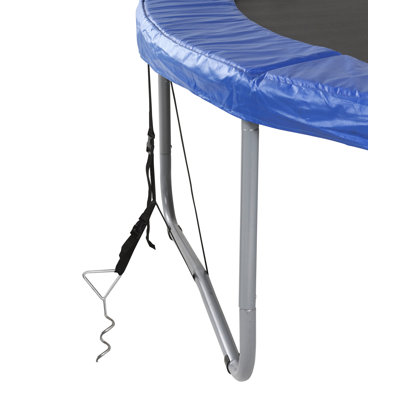 Trampoline Anchor Kit | Anchoring Tie Down Pegs / Stakes | Deep Fastening Spiral Ground Anchors