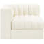 Chaise d'angle rembourrée en tissu Rummi-123507409