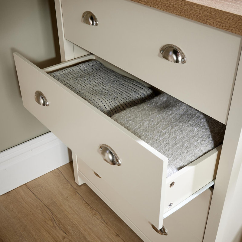 Avon 4 Drawer Chest Storage Unit - Off White