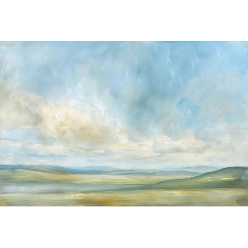 Rolling Current Wrapped Canvas Wall Art, 40"W x 40"H x 1.5"D