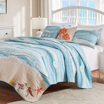 Greenland Home Fasihons Multicolor 4-Piece Twin Size Bonus Set, 68x88 Inch