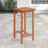 Treyton Square Eucalyptus Outdoor Bar Table , 24'' in. W 24'' in. D