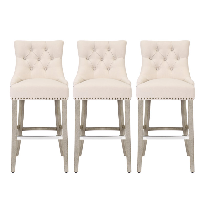 Tabouret de bar 29 po Wren, Beige
