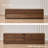 68" Mid-Century Fluted TV Stand with LED Lighting, Storage Drawers & Magazine Racks