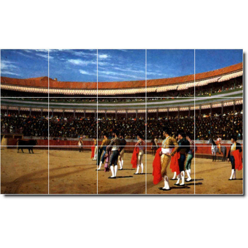 Carrelage mural décoratif en céramique 30 po x 18 po 6 po x 6 po, Sport 03456