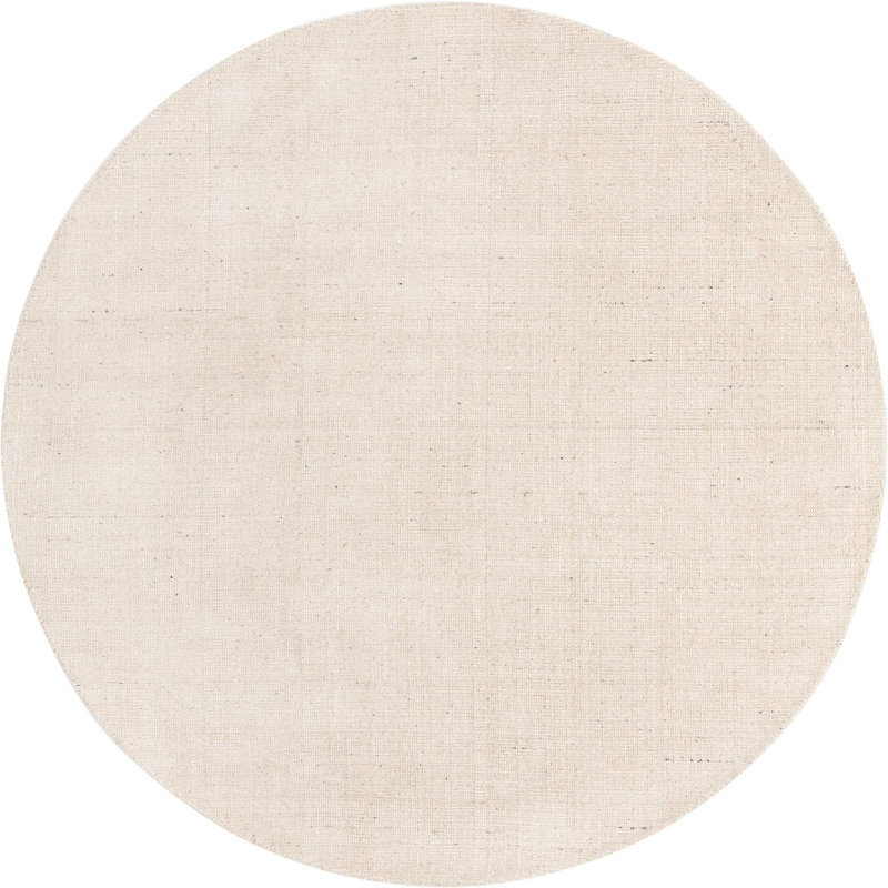 Liabah Wool Striped Indoor Rug, Round 7'