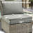 13 Piece Patio Sectional Furniture With Swivel Rocking Chairs, Rattan Wicker Coversation Set With Glowing Coffee Table, Outdoor Sofa Set With Fire Pit For Outside Porch Balcony Backyard Pool-2140750615