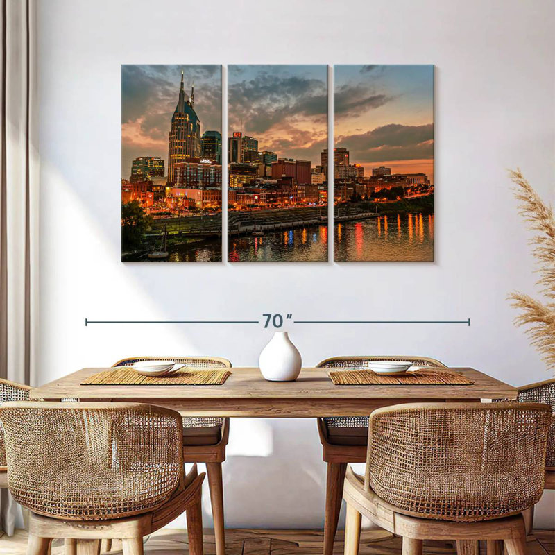 Horizon de Sirci Nashville Sundown, H 36 po x l 57 po