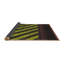 Tapis rayé jaune-1988755808