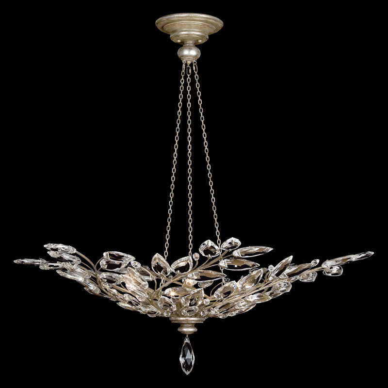 Crystal Laurel Pendant, 16"
