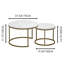 Ensemble de 2 tables basses gigognes-337553322
