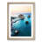 The Rock of Aphrodite Beach in Cyprus in Abstract - Picture Frame Graphic Art Print-55770859-55770862