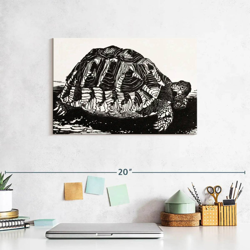 Brampt The Turtle, 8" H x 12" W