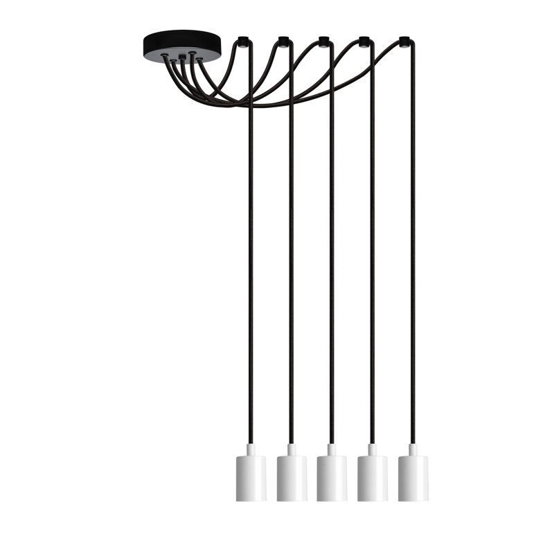 Figlio 5 - Light Bulb Pendant, White