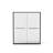 56-60"X70" Aluminum Frame Double Sliding Shower Door,Bypass Bathroom Sliding Door With Premium 5/16" (8Mm) Clear Tempered Glass-120178913