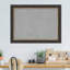 Tableau magnétique encadré brun clair martelé martelé-95846207