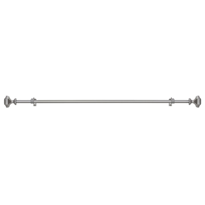 Tringle à rideaux simple Duncombe, H 1 po x l 48 po x P 1 po