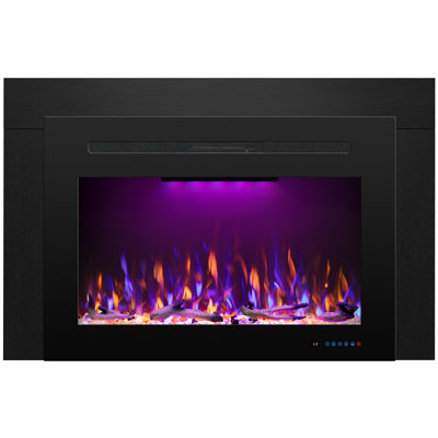 Aeric Electric Fireplace Insert With Trim Kit