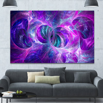 " Snow Purple Fractal Texture "