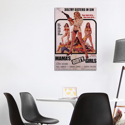 Impression d’art graphique, "Mama sales Girls" par radio days