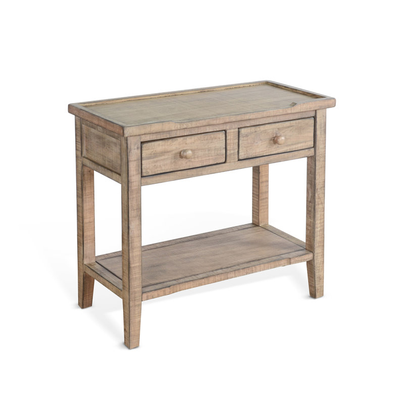 Console en bois massif 33 po Haralson, Galet de plage