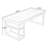 Taupe Brown Rectangular Solid Wood Executive Desk-308797406-308797400