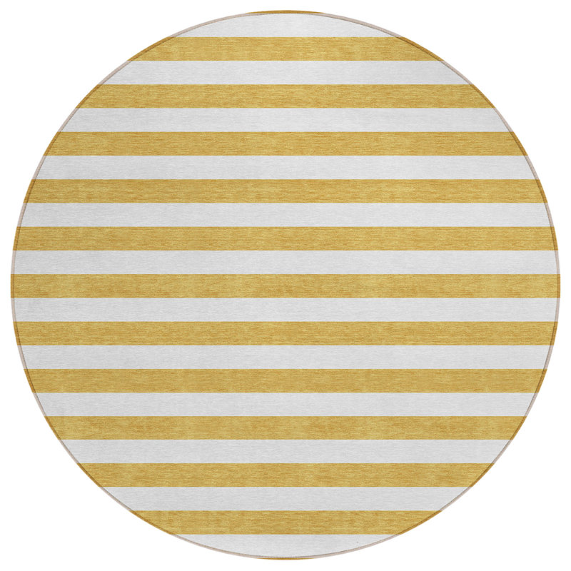 Tapis d'intérieur rond 8 po