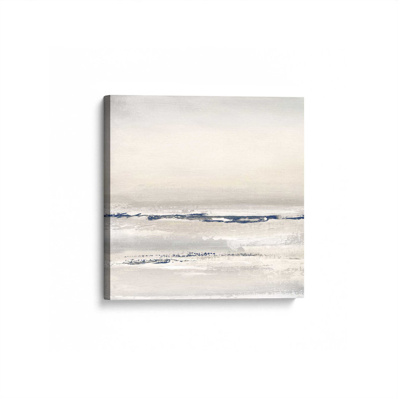 Impression abstraite Ethereal Tide v1, H 16 po x l 16 po x P 1,25 po, Toile tendue, 1