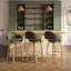 Swivel Upholstered Counter Stool-114210803-114210804