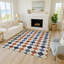 Tapis géométrique intérieur / extérieur lavable à la machine Kaczor ACN2237-554474080