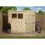 Shiplap Pent Wooden Shed-122102858