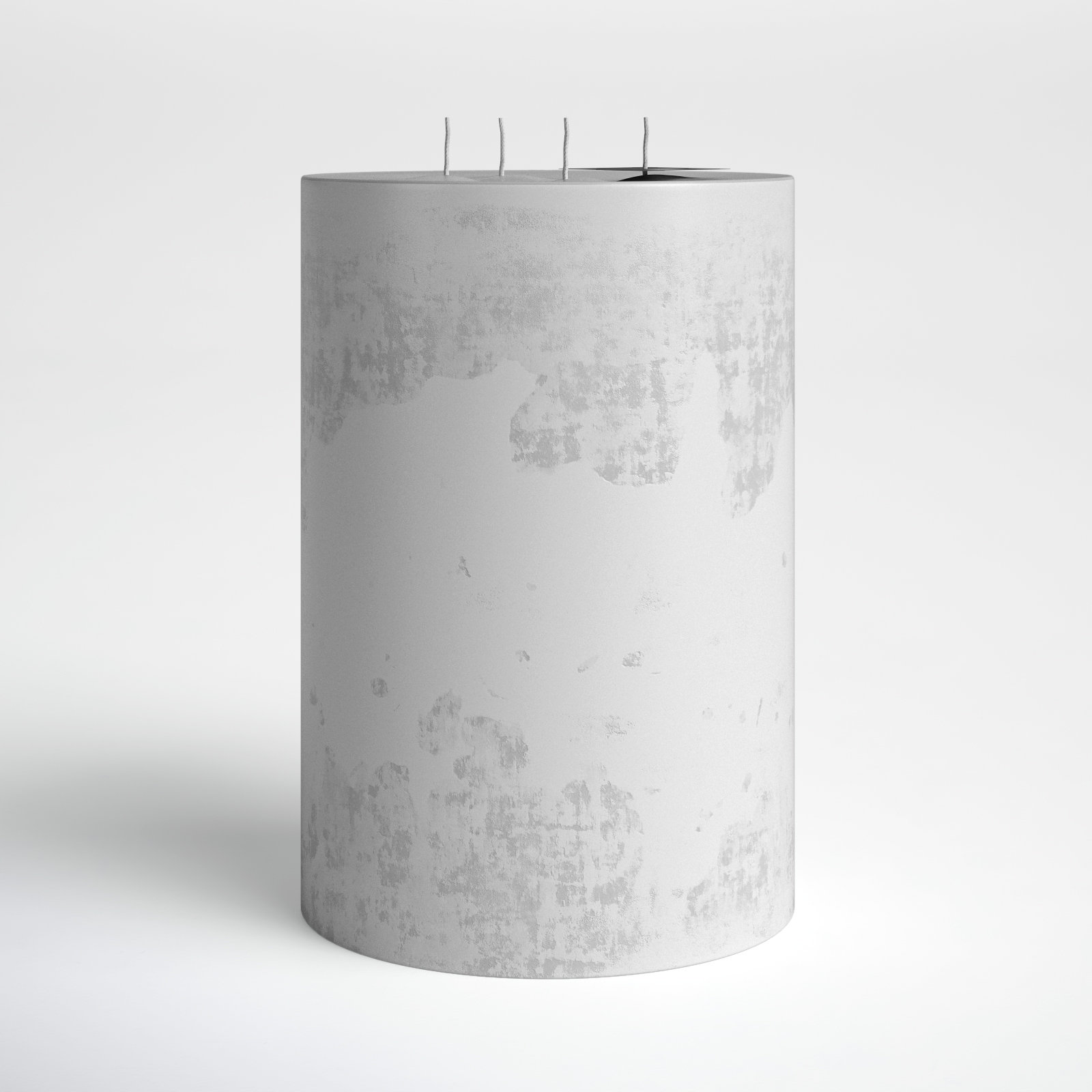 Pillar Super Unscented Candle, Linen, 11.8" H x 7.5" W x 7.5" D