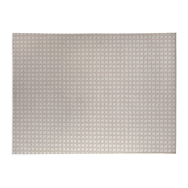 Cross Kids Play Mat, Rectangle 36" x 60", Taupe