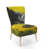 Abstract Yellow/Gold Polyester Blend selected