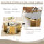 Table basse circulaire en acier inoxydable
