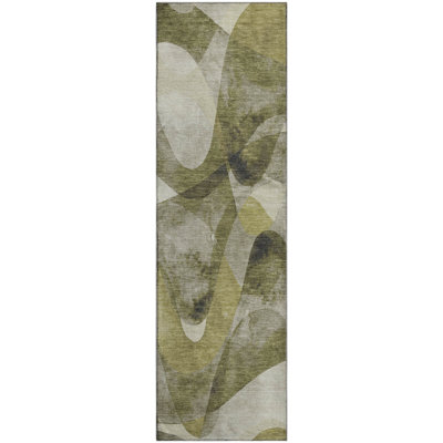 Mahenoor Area Rug with Non-Slip Backing